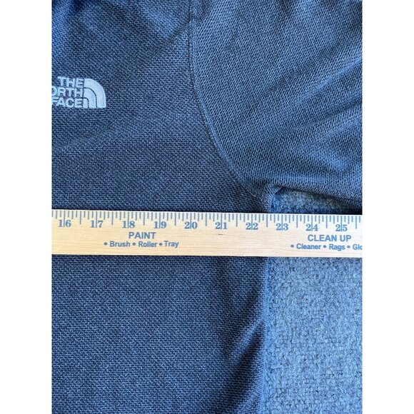 The North Face Mens 1/4 Zip Gray Fleece Pullover Sweater Size L Regular Fit - Picture 4 of 8